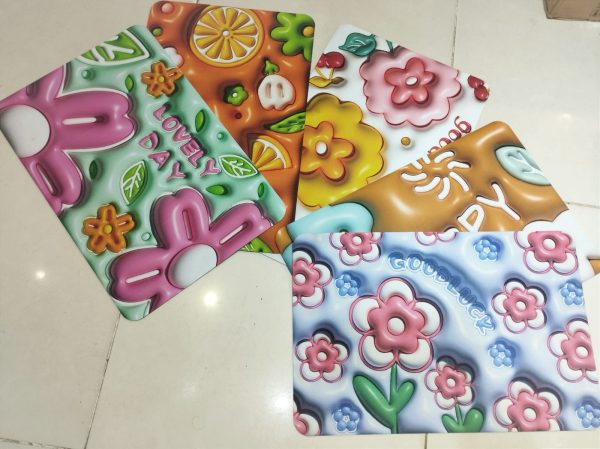 3D Visual Anti-slip Absorbent Non-slip Floor Mat