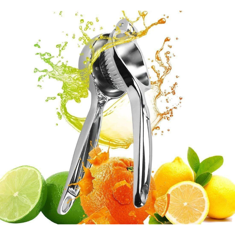 Hand-Operated Single Press Stainless Steel Lemon Squeezer