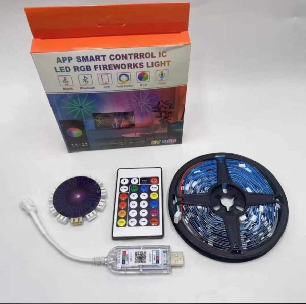 LED Fireworks Strip Multi-color Lights