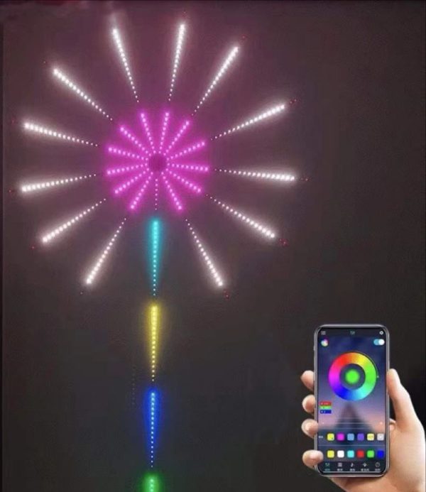 LED Fireworks Strip Multi-color Lights