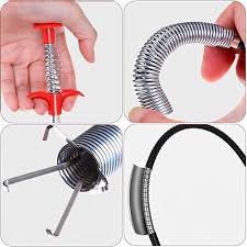 Flexible Clog Water Sink Cleaner Metal Wire