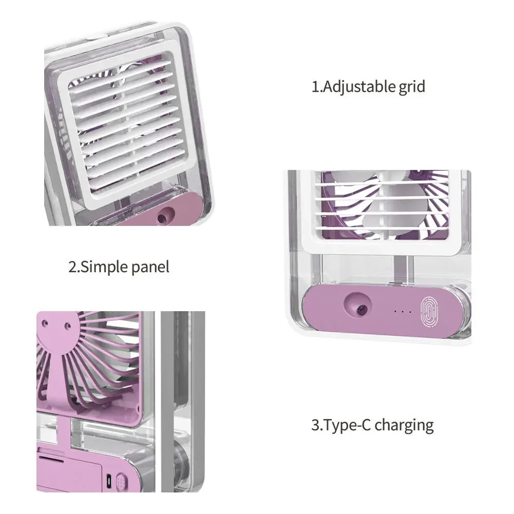 Portable Mini USB Air Conditioner Cooler Fan
