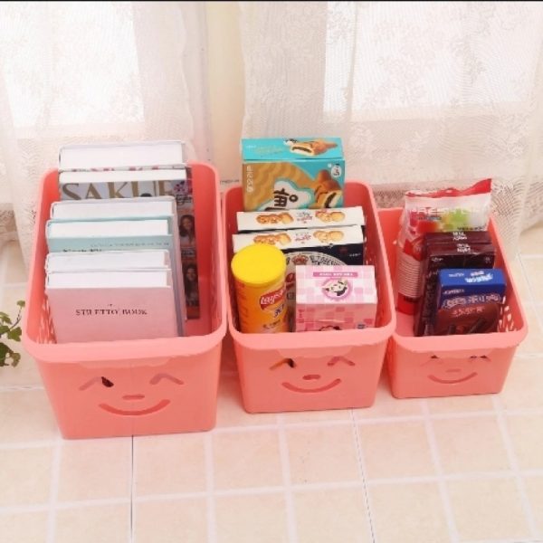 Multipurpose Smile Basket Storage Organizer