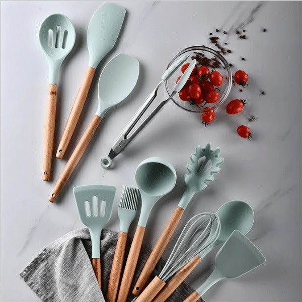 Silicone Non-stick Heat Resistant Kitchen Cooking Set