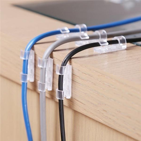 Self-adhesive Wire Clips Buckle