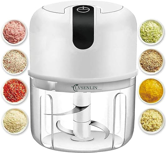 Mini USB Rechargeable Kitchen Electric Food Processor Chopper