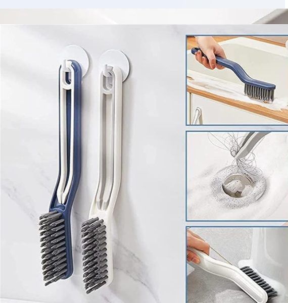 2 In 1 Floor Seam Brush with Booty Clip