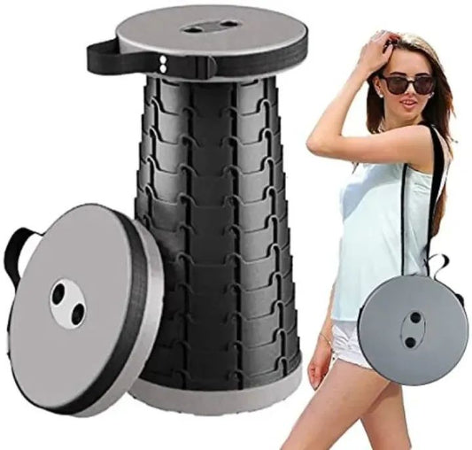 Portable Retractable Folding Stool Chair