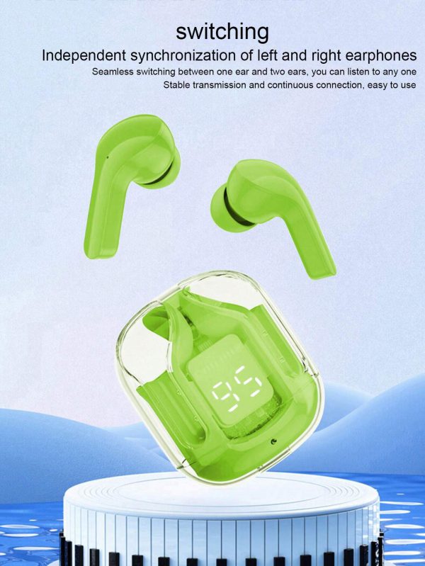 Air 31 Wireless Bluetooth Crystal Transparent Body Earbud
