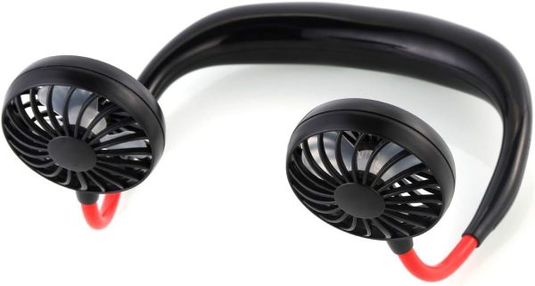 Portable Wearable Hand Free Mini Rechargeable Fan