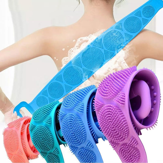 Silicone Back Body Exfoliating Sponge Scrubber Brush