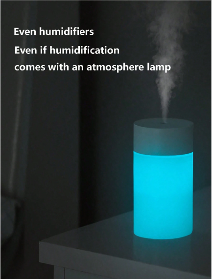 Mini Ultrasonic Air Humidifier Led Lamp