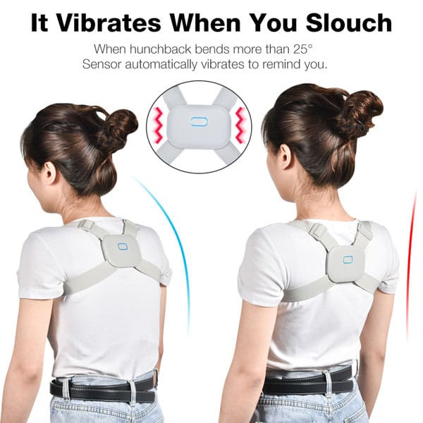 Smart Posture Corrector Belt With Intelligent Detection Vibration Reminder Sensor